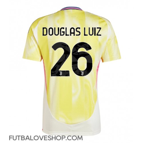 Dres Juventus Douglas Luiz #26 Preč 2024-25 Krátky Rukáv